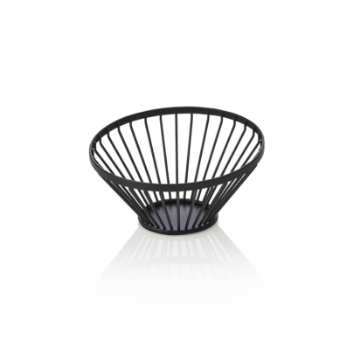 Picture of Was Germany Buffet Basket Black Powder-Coated Metal Dia 15 cm