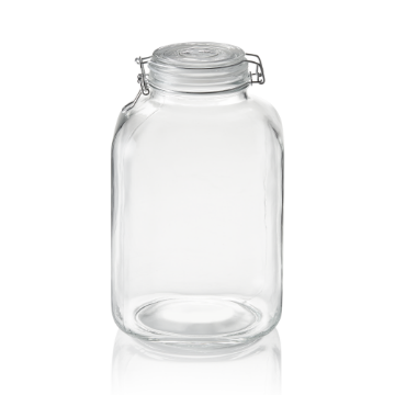 Picture of Was Germany Storage Jar XL 5 Ltr Glass Stainless Steel