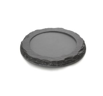 Picture of Was Germany Slate Line Natural Slate Plate Dia 25 cm