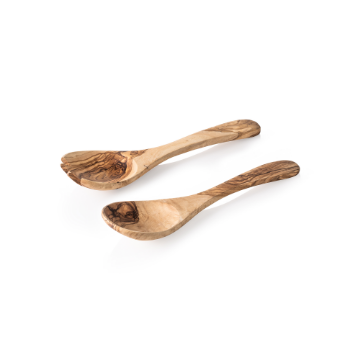 Picture of Pure Olive Salad Servers Set, Olive Wood, 27 cm, Pack of 2