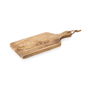 Picture of Pure Olive Serving Board with Handle, 27 x 13 cm, Olive Wood