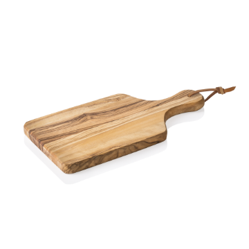 Picture of Pure Olive Serving Board with Handle, 24 x 11 cm, Olive Wood