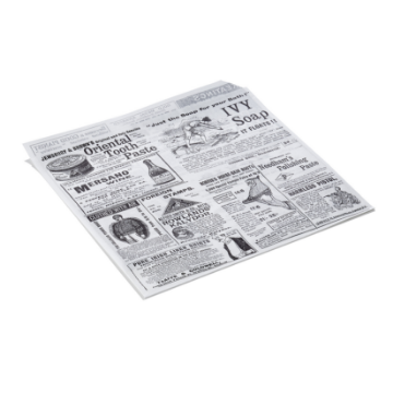 Picture of Was Germany Wrap & Go Takeaway Bag 13 x 14 cm Greaseproof Paper Pack of 1000