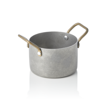 Picture of Steel & Style Serving Dish 310 ml Brass Handles