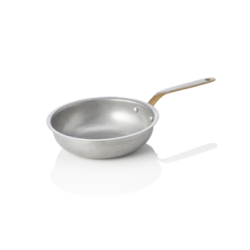 Picture of Steel & Style Vintage Serving Pan Brass Handle Dia 16 cm 390 ml