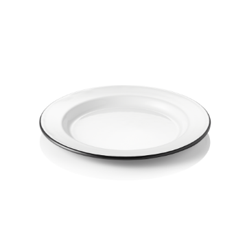 Picture of Grace Plate Enamel Flat Dia 20 cm