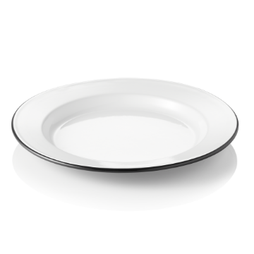 Picture of Grace Plate Enamel Flat Dia 26 cm