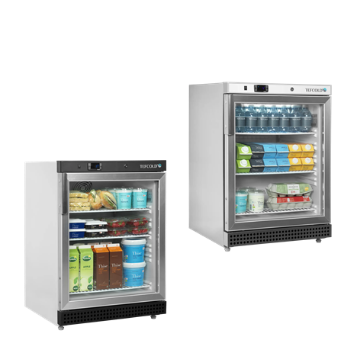 Picture of Tefcold UR200G White Glass Door