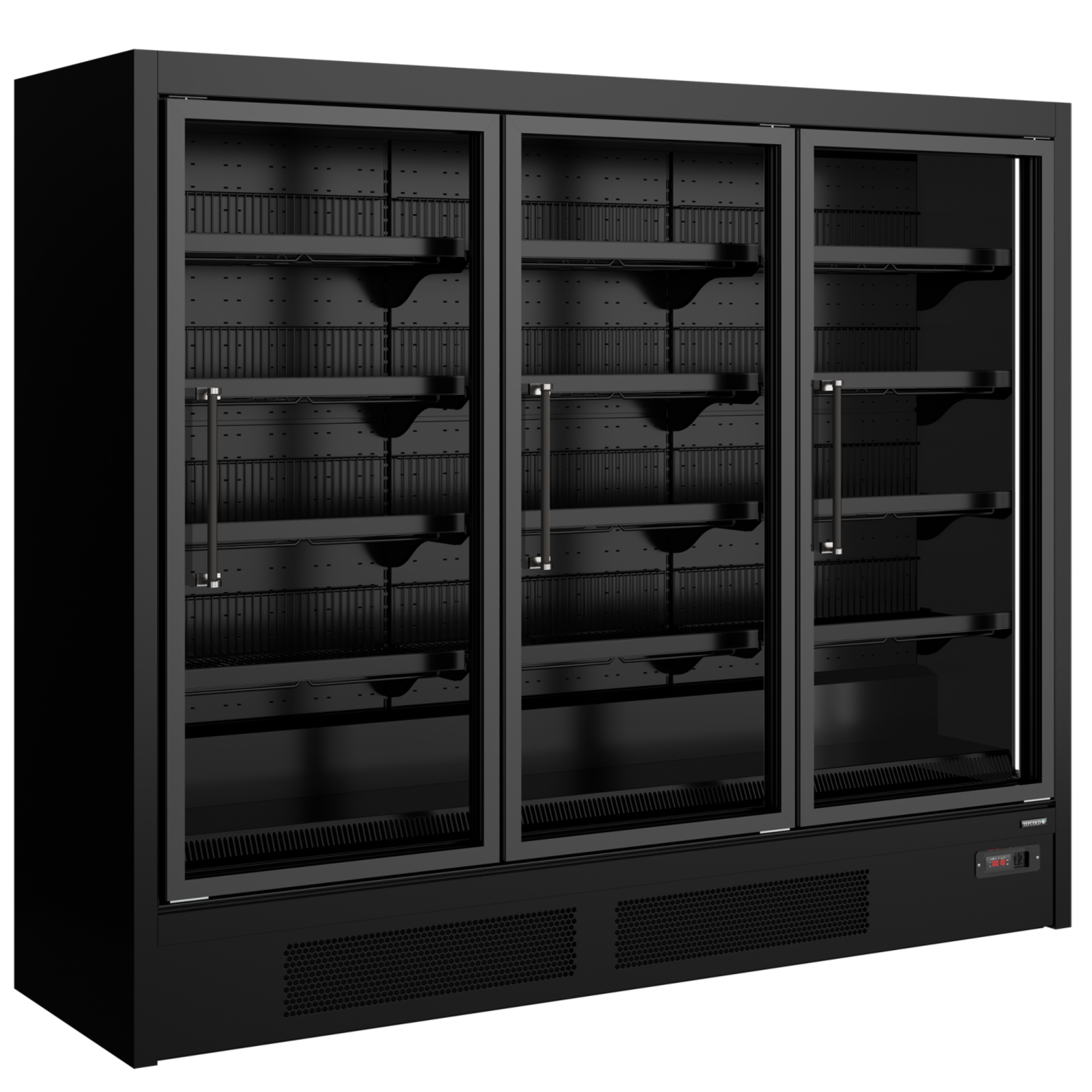 Picture of Tefcold Galaxy+ GPF Freezer Black Glass Door Freezer