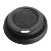 Picture of Fiesta Green Cpla 4oz Hot Cup Lids Blk (sleeve 50)