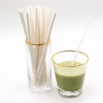 Picture of Biodegradable Straws White Paper 8'' X 250 X 24