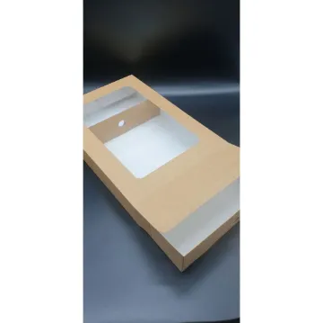 Picture of Kraft Platter Box + Pla Window & Insert X 25 (45 X 31 X 8 Cm)