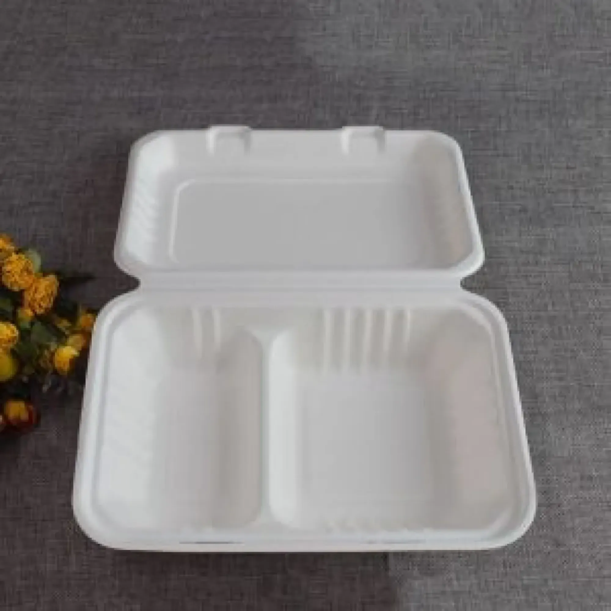 Picture of Bagasse 2 Part Meal Box X 200