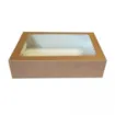Picture of Kraft Platter Box + Pla Window & Insert X 25 (35 X 24 X 8 Cm)