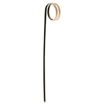 Picture of Curly Black Bamboo Skewer 4.75'' X 100