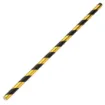 Picture of Gold Black Stripe Bio Paper Straw 8'' X 250