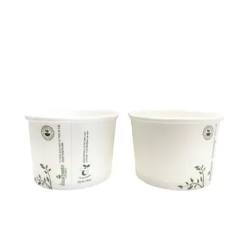 Picture of Compostable 12oz White Soup Container X 500