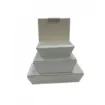 Picture of White Nested Box Medium X 250