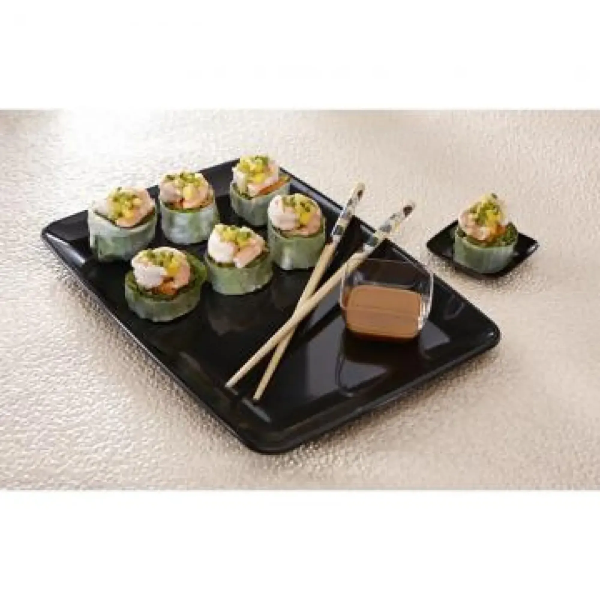 Picture of Sabert Black Platter Lrg+ Lid X25 (55x37cm)