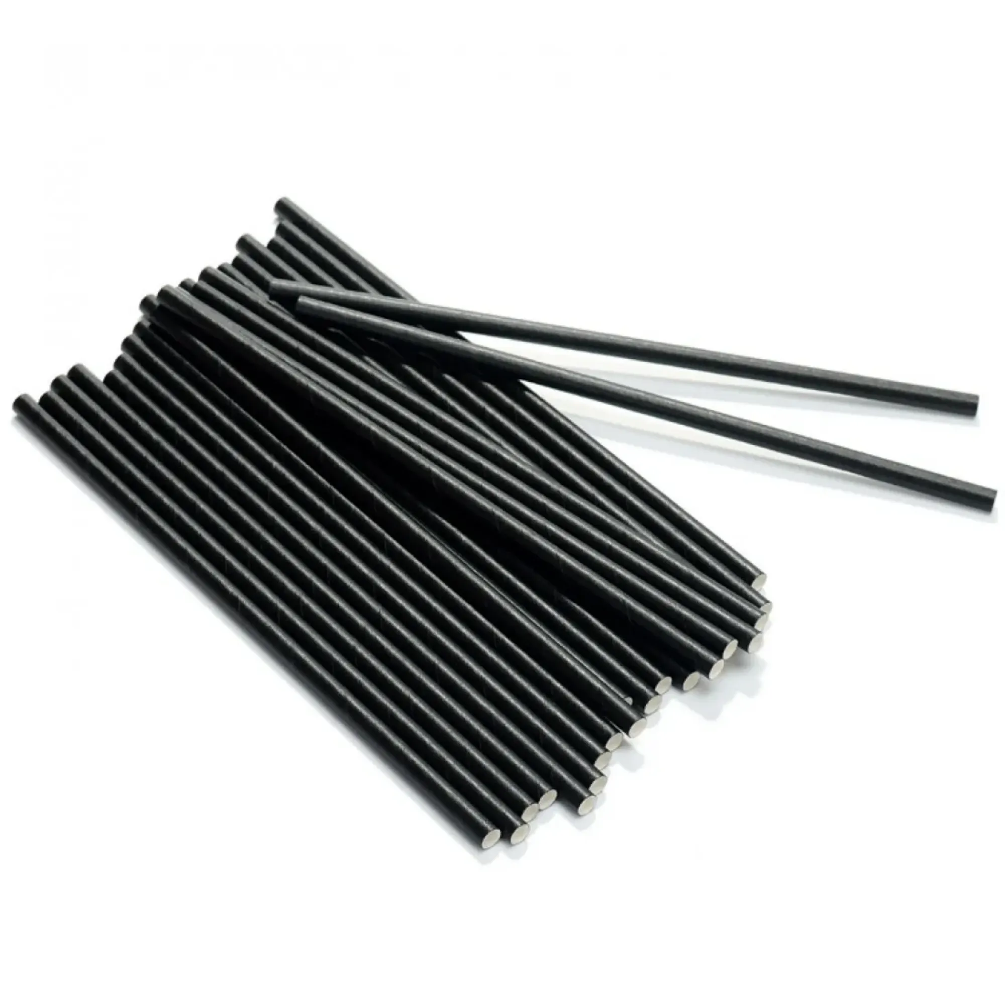 Picture of Biodegradable Black Straw Stirrer 5.5'' Paper X 250