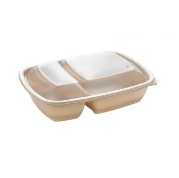 Picture of 2 Part 600/300ml Mocha Container X 300