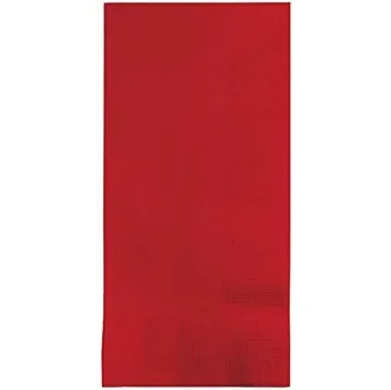 Picture of Dinner Napkin Red 40/2 8 Fold X 2000