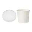 Picture of White 12oz Soup Container + Paper Lid X 25