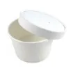 Picture of White 12oz Soup Container + Paper Lid X 25