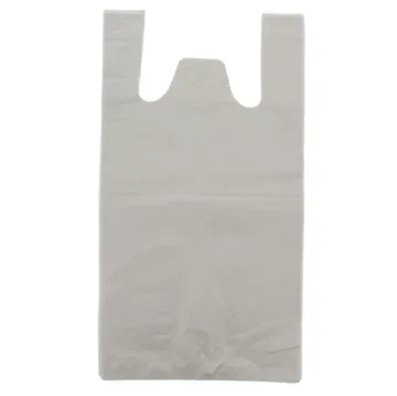 Picture of Plastic White Carrier Bag H/d X 100
