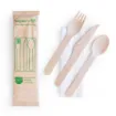 Picture of Wooden Knife, Fork, Spoon + Napkin X 250