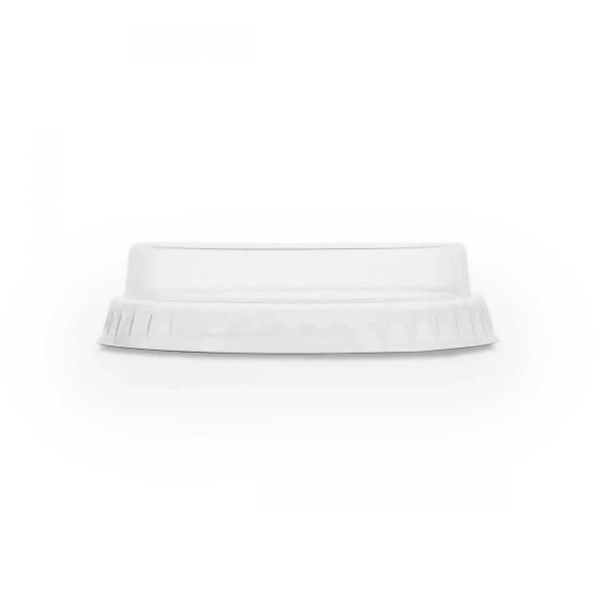 Picture of Vegware 8-20oz Pla Flat Lid No Hole X 100