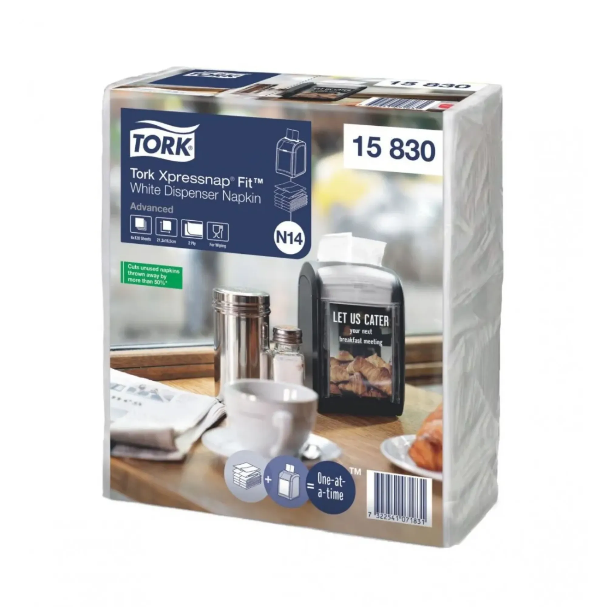 Picture of Tork Xpressnap Fit White N14 Napkin X 4230