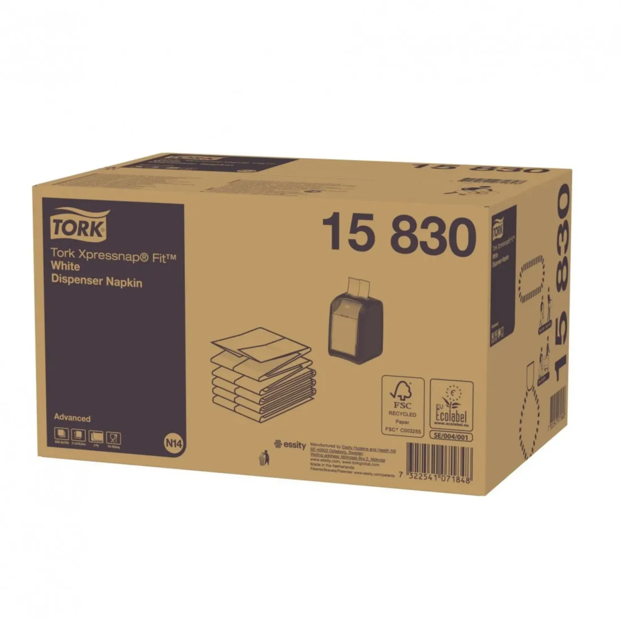 Picture of Tork Xpressnap Fit White N14 Napkin X 4230