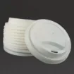 Picture of 8oz White 79mm Compostable Lid X 1000