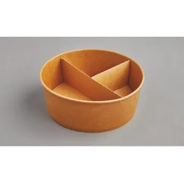 Picture of Kraft Bowl Insert 3 & 4 Compartment 32-38oz X 600