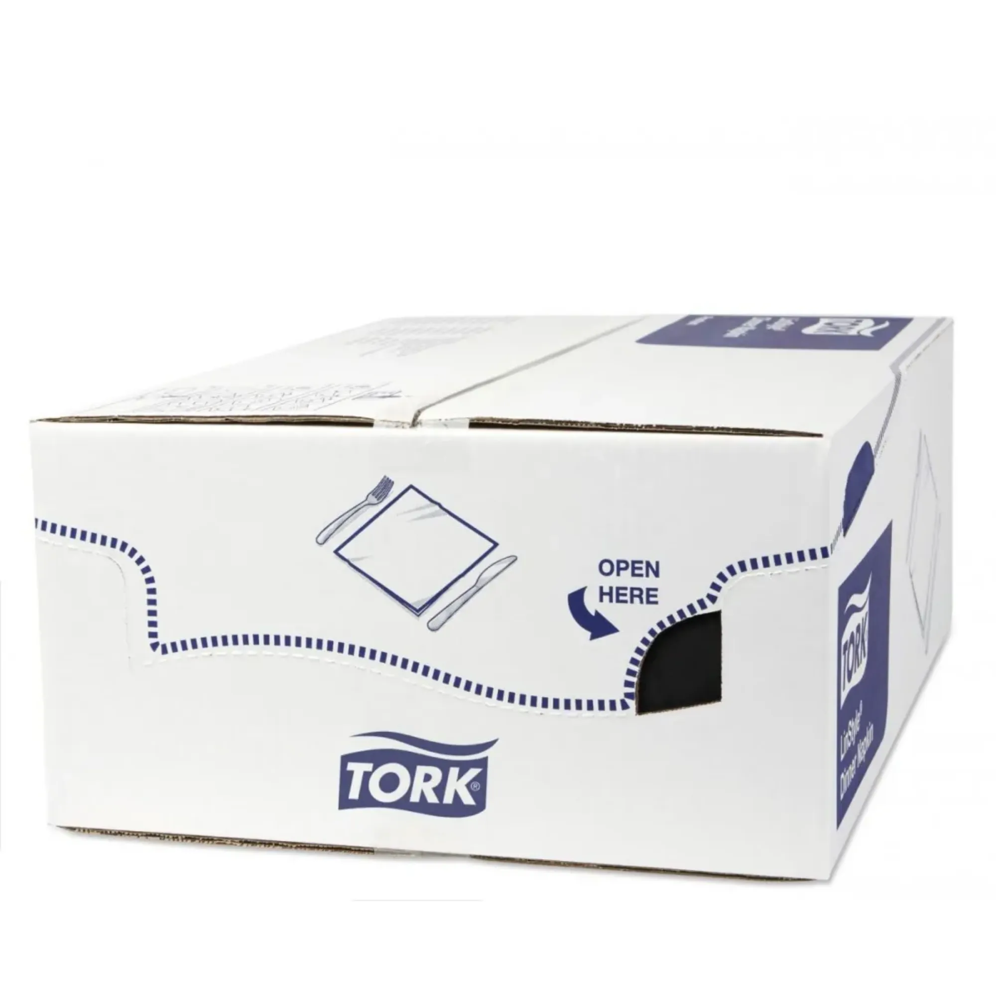 Picture of Tork Linstyle Black 8 Fold Napkin X 600