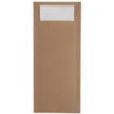 Picture of Kraft Cutlery Bags With Napkin X 500 T23