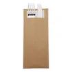 Picture of Kraft Cutlery Bags With Napkin X 500 T23