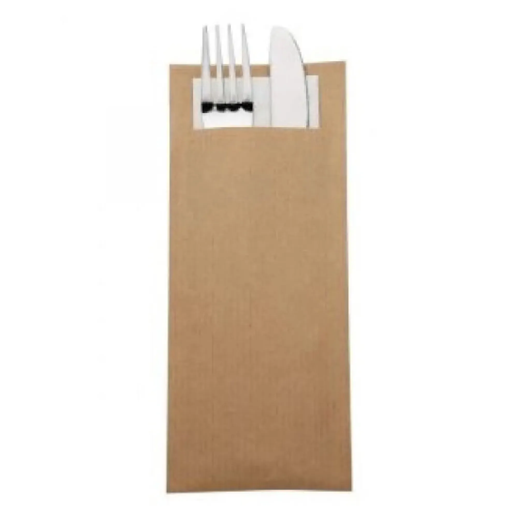 Picture of Kraft Cutlery Bags With Napkin X 500 T23