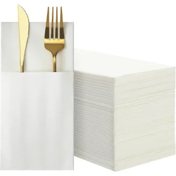 Picture of Airlaid White Pouchette 8 Fold X 1000