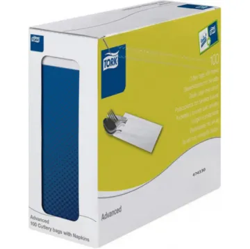 Picture of Tork Mid.blue Cutlery Bag X 500