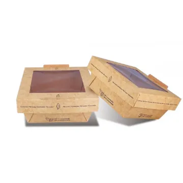 Picture of Compostable 850ml Window Food Box X 160