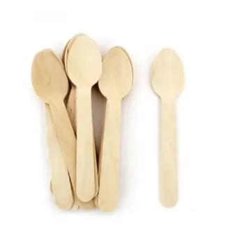 Picture of Wooden Dessert Spoons X 100