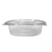 Picture of Oval Hinged Clear Salad Container 375cc X 50