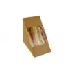Picture of Compostable Kraft Sandwich Wedge X 500