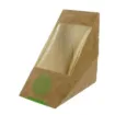 Picture of Compostable Kraft Sandwich Wedge X 500