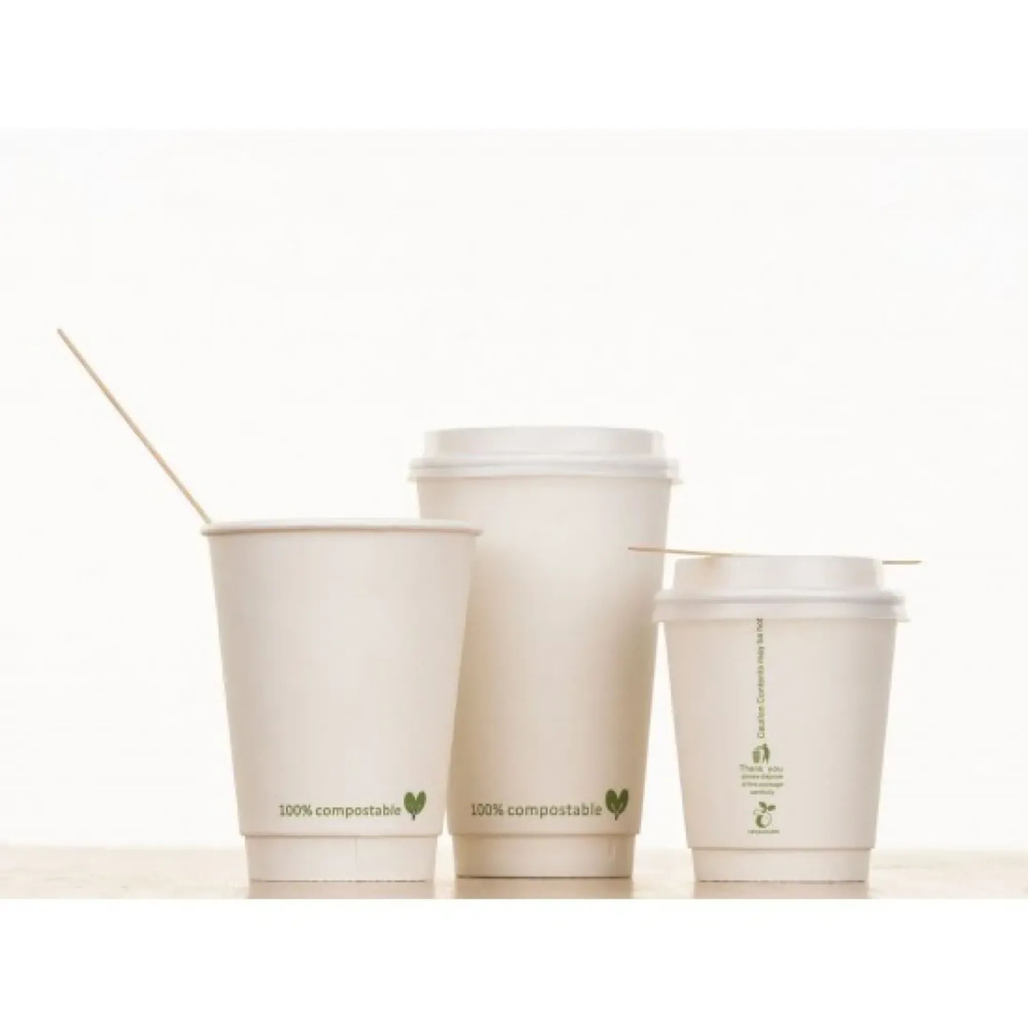 Picture of Compostable D/w 8oz White Cup X 500
