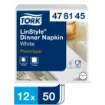 Picture of Tork Linstyle Napkin 8 Fold White X 600