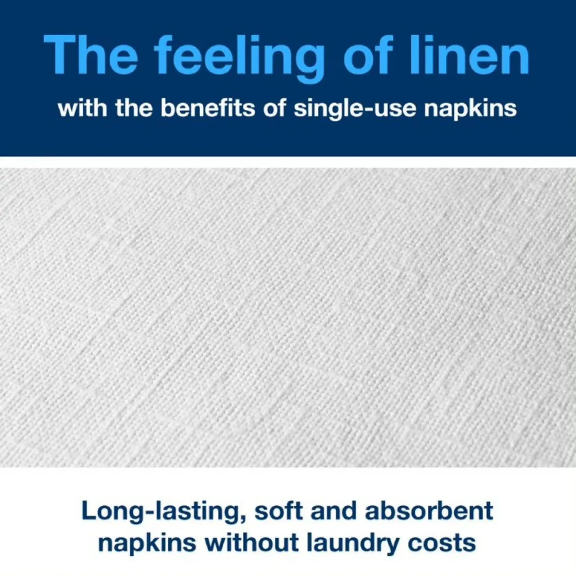 Picture of Tork Linstyle Napkin 8 Fold White X 600