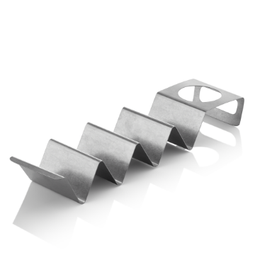 Picture of Taccotaxi Steel & Style Heritage Tabletop, Chrome Nickel Steel, 4 Shelves